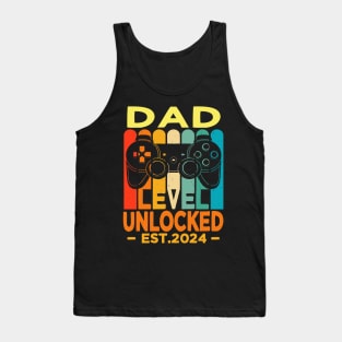 dad level unlocked est 2024 Tank Top